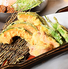 季節野菜の天ぷら