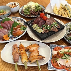 溶岩石炙りBistro勝丸のコース写真