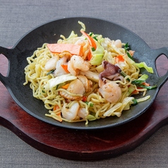 海鮮鉄板焼きそば