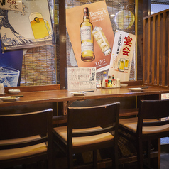 大衆感満載の座敷席です。若い方から年配の方まで、どんな世代にも受け入れられる雰囲気づくりを大切にした店内。