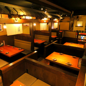 仕切りがあるお座敷席★その他、ご利用人数に合せたお席も多数ございます。会社帰りや様々なシーンでお気軽にご利用ください。