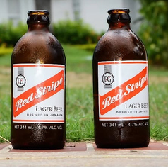 ジャマイカを代表するビール「ReｄＳｔｒｉｐｅ」