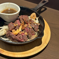 鉄板で仕上げる熱々グリル♪