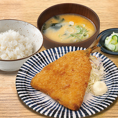 特大！あじフライ定食