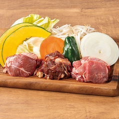 ラム３種盛合せ