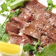 牛ハツのカルパッチョ