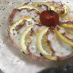 真タコのカルパッチョ