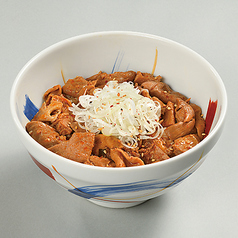 濃い~!もつ煮丼