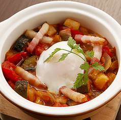 ラタトゥイユと卵のオーブン焼き