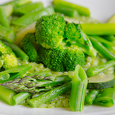 緑野菜のリゾット