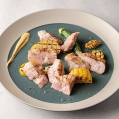 宮崎県産きなこ豚 肩ロースの藁焼き 