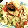 料理メニュー写真 レタスとごぼうマヨのサラダ