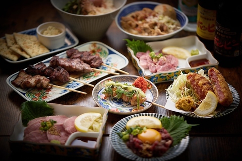 炭火豚串ともつ煮 きば