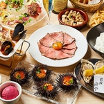 鮮度抜群の魚介をたっぷり使用したコース各種ご用意しております☆