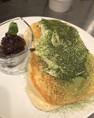 和のパンケーキ(抹茶&餡)