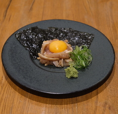 九州産、地鶏のユッケ