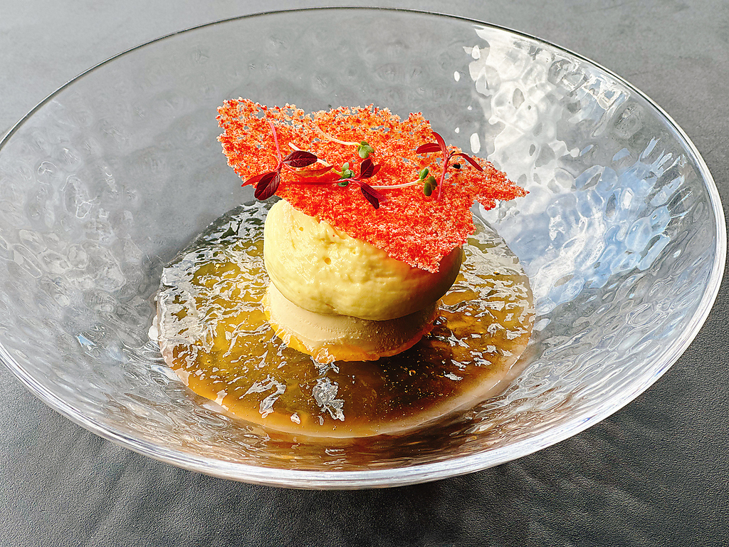 【日替わりメニュー】フォアグラのフラン♪