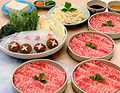 料理メニュー写真&nbsp;牛しゃぶしゃぶ　　（プラス1000円で特上肉をご用意出来ます）