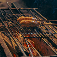 備長炭で旨み凝縮