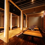 宴会の幹事さんにも◎最大60名様までの掘りごたつ座敷もご用意！