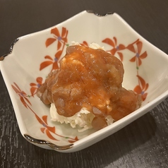 クリームチーズ酒盗