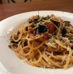 揚げナスのボロネーゼ