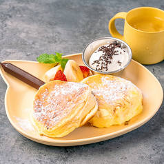 キッズパンケーキお絵描きプレート　ドリンク付