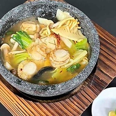 ベビー帆立の石焼あんかけ焼きそば