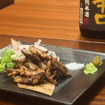 せせりの藁焼き
