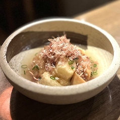 モッツァレラと長芋の揚げだし