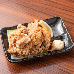 うに生湯葉刺し/烏賊の唐揚げ/鶏の唐揚げ/蛸の唐揚げ