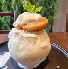 【8月限定】ももとヨーグルトのかき氷