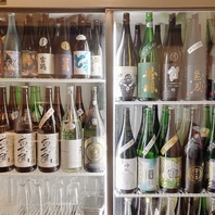 全国の日本酒を常時50種以上取り揃えています！