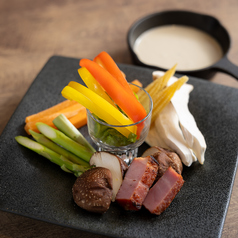生野菜&溶岩焼き野菜のバーニャカウダ