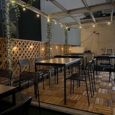 コースをご利用のお客様限定でご利用いただけるテラス席も完備。開放的な空間で、自慢のラム肉・マトン肉を贅沢に味わえるコースをご堪能いただけます！デートや女子会などにオススメです。