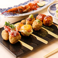 自家製つくね三種盛り ― 職人の技と彩り ―