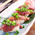 【馬刺し寿司】九州といえば馬肉も定番！馬刺しも人気です！