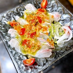 真鯛のカルパッチョ