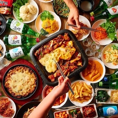 濃厚チーズを使用した韓国料理はどれも、SNS映え抜群◎