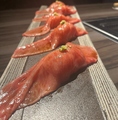 料理メニュー写真&nbsp;和牛の握り 1貫