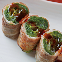 九条ねぎ肉巻き串　１本