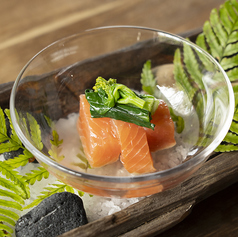 日光サーモンのマリネ