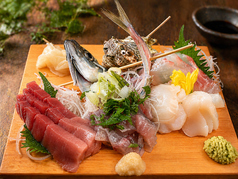 本マグロと本日のお刺身盛り