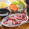 料理メニュー写真 ジンギスカンセット(ロース・ショルダー・ランプ・野菜)