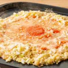 お席で作って楽しめる!明太チーズもんじゃ