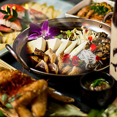 全日16:00~24:00 料理 7品+飲み放題2時間　　→　　→税込3499円～♪