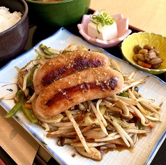 肉野菜炒め(ウインナー)