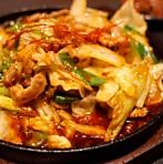 牛ホルモン炒め