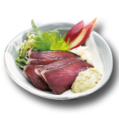 藁焼きかつおの刺身