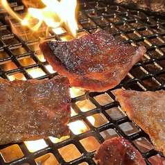 お肉のランチセットはご自身で焼いていただくスタイル